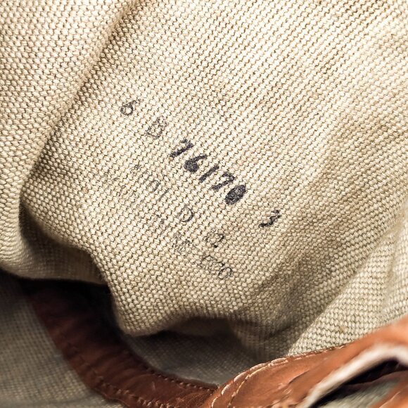 Frye Women Melissa Button Canvas Leather Brown Riding Equestrian Knee Boots sz 6 - Picture 7 of 7